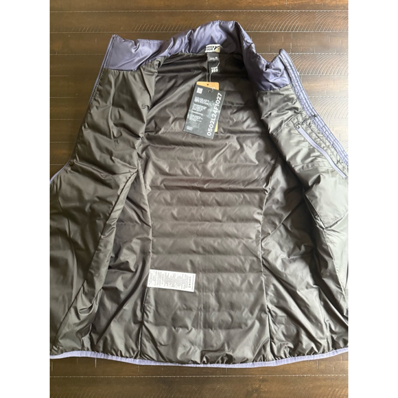 NWT Women's Eddie Bauer Microlight Down Vest Blue size XS - Picture 8 of 10